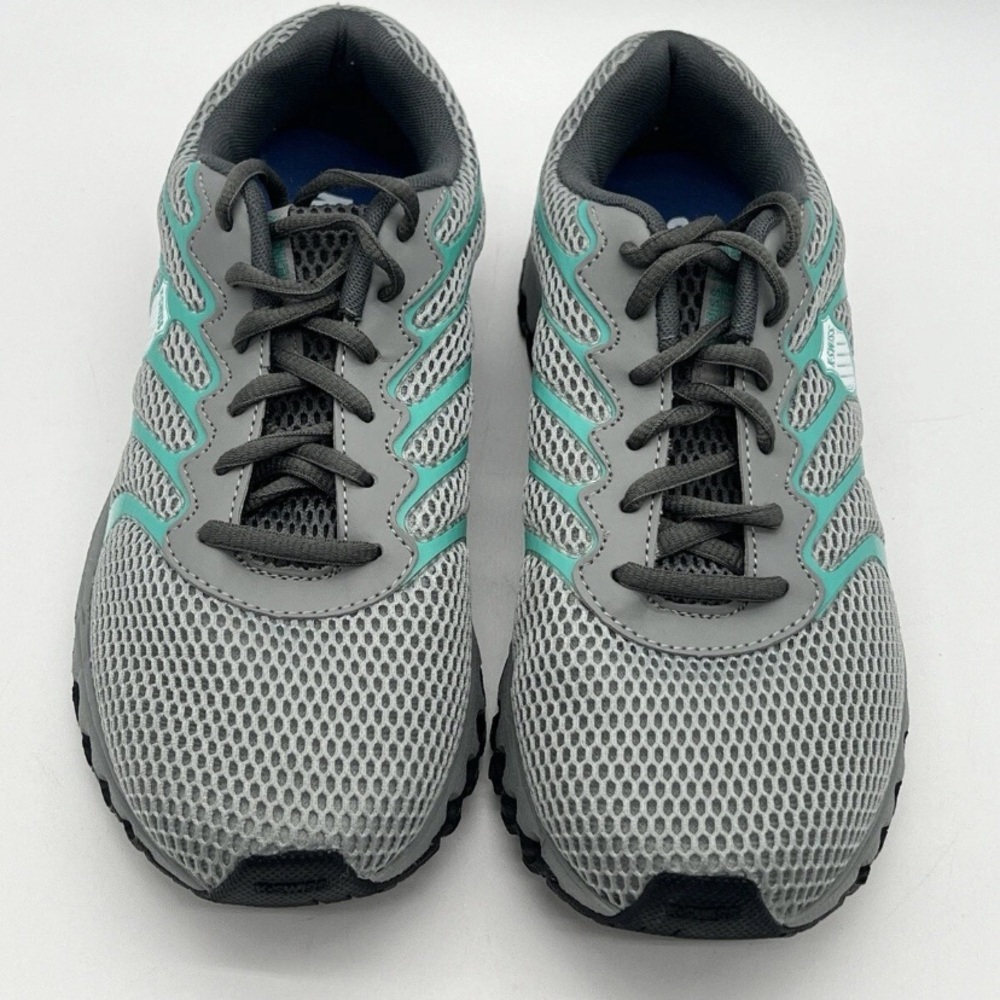 K-Swiss Gray and Teal Athletic Shoes